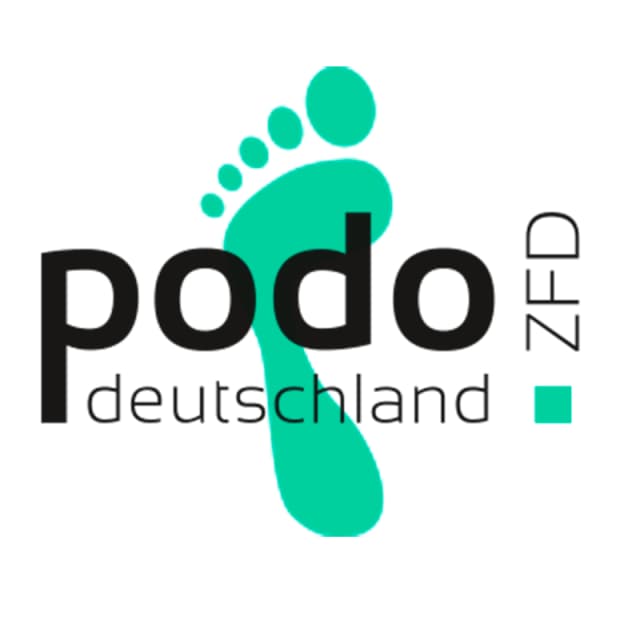 Logo des Deutschen Verbands für Podologie (ZFD), podo deutschland
